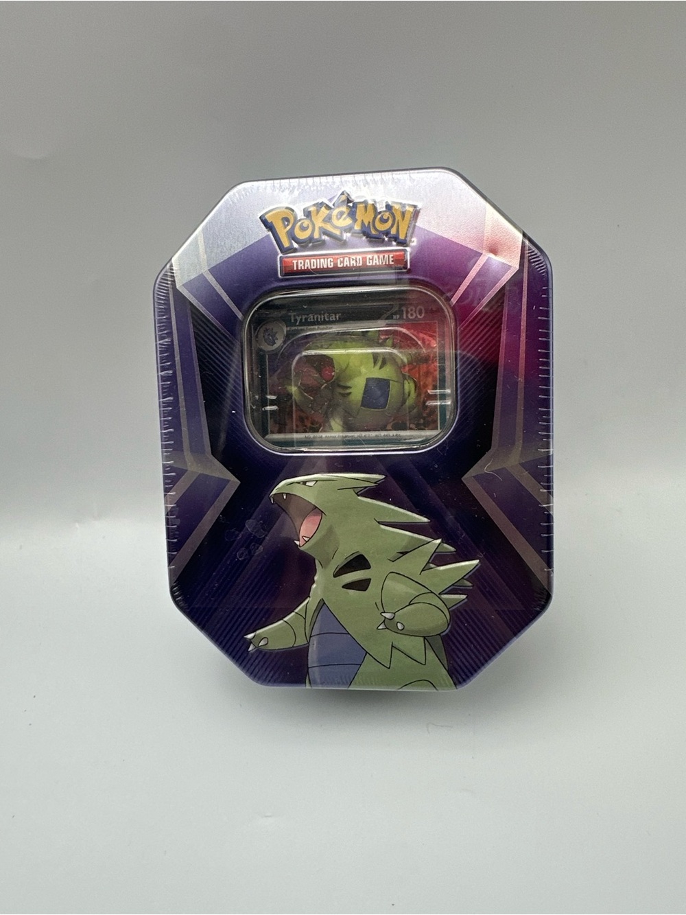 TCG Tyranitar Collector Tin - Purple/Green